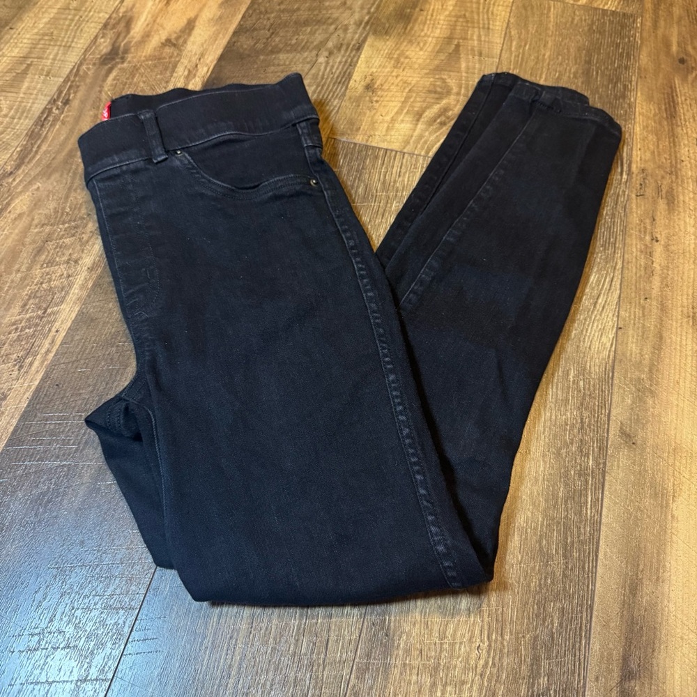 Spanx Jeans Womens Small Black Pants Skinny Classic Stretch
